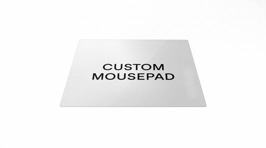 Custom Glass Mousepad – staklena podloga za miša – pogled spreda