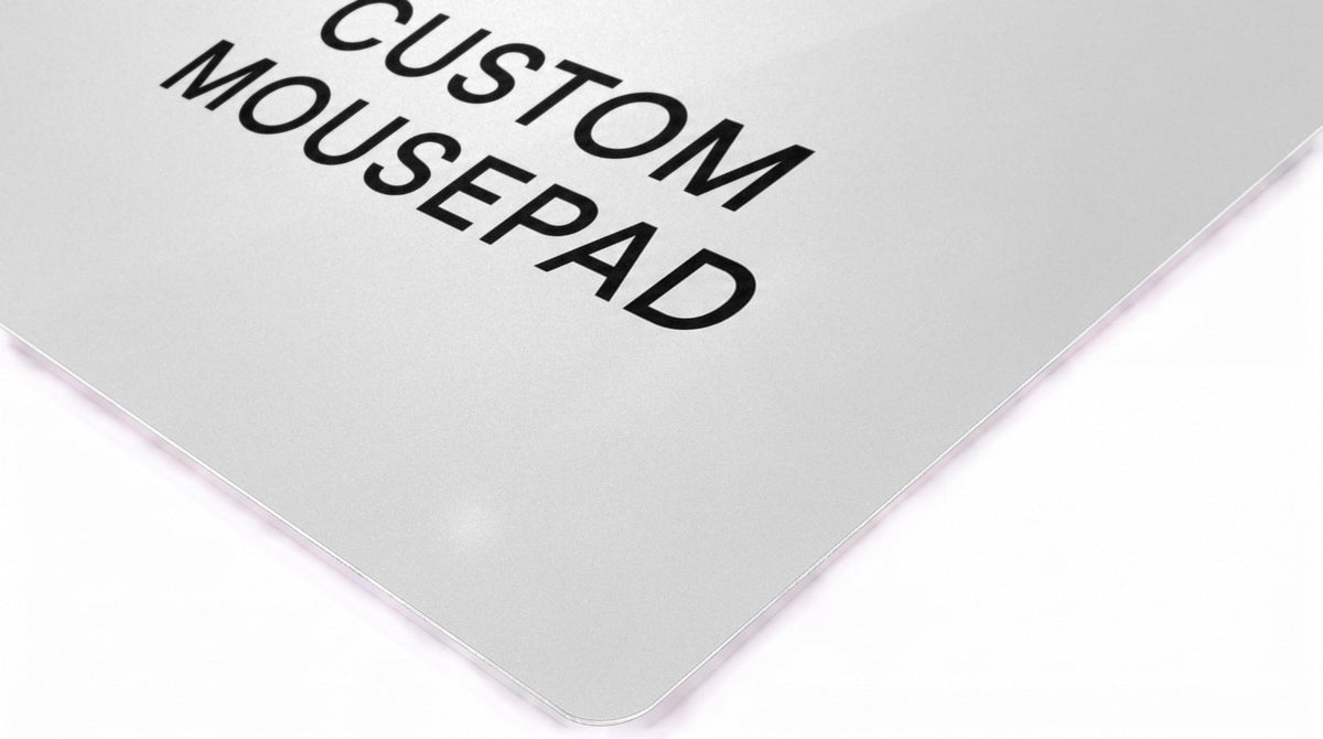 Custom Glass Mousepad glass mousepad - corner close-up