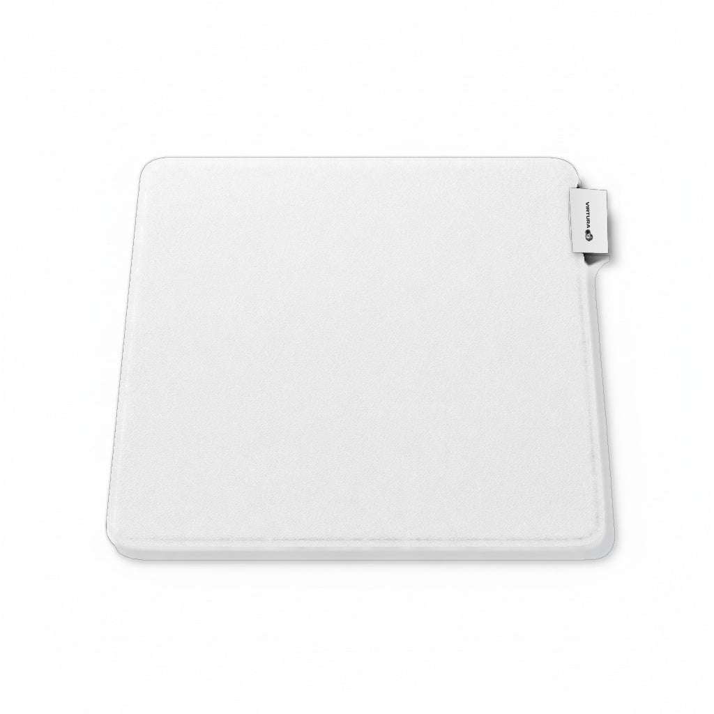 XS Mousepad White Edtion - transparent edges, white label