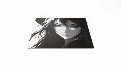 V-ANIME (V2) – staklena podloga za miša – pogled spreda