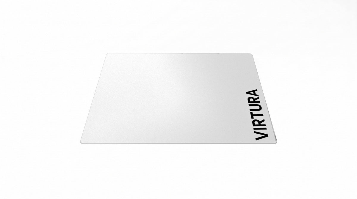 V-WHITE – tappetino in vetro – vista frontale